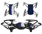Skin Decal Wrap 2 Pack for DJI Ryze Tello Drone Ripped Colors Blue White DRONE NOT INCLUDED