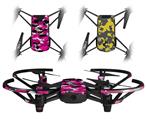 Skin Decal Wrap 2 Pack for DJI Ryze Tello Drone WraptorCamo Digital Camo Hot Pink DRONE NOT INCLUDED