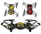 Skin Decal Wrap 2 Pack for DJI Ryze Tello Drone WraptorCamo Old School Camouflage Camo Yellow DRONE NOT INCLUDED