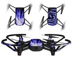 Skin Decal Wrap 2 Pack for DJI Ryze Tello Drone Lightning Blue DRONE NOT INCLUDED