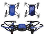 Skin Decal Wrap 2 Pack for DJI Ryze Tello Drone Stardust Blue DRONE NOT INCLUDED