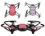 Skin Decal Wrap 2 Pack for DJI Ryze Tello Drone Stardust Pink DRONE NOT INCLUDED