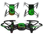 Skin Decal Wrap 2 Pack for DJI Ryze Tello Drone Alecias Swirl 01 Green DRONE NOT INCLUDED