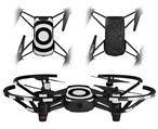 Skin Decal Wrap 2 Pack for DJI Ryze Tello Drone Bullseye Black and White DRONE NOT INCLUDED