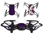 Skin Decal Wrap 2 Pack for DJI Ryze Tello Drone Abstract 01 Purple DRONE NOT INCLUDED