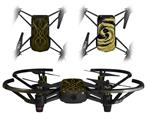 Skin Decal Wrap 2 Pack for DJI Ryze Tello Drone Abstract 01 Yellow DRONE NOT INCLUDED