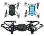 Skin Decal Wrap 2 Pack for DJI Ryze Tello Drone Crazy Dots 03 DRONE NOT INCLUDED
