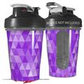 Decal Style Skin Wrap works with Blender Bottle 20oz Triangle Mosaic Purple (BOTTLE NOT INCLUDED)