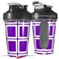 Decal Style Skin Wrap works with Blender Bottle 20oz Squared Purple (BOTTLE NOT INCLUDED)