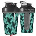 Decal Style Skin Wrap works with Blender Bottle 20oz Retro Houndstooth Seafoam Green (BOTTLE NOT INCLUDED)