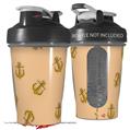 Decal Style Skin Wrap works with Blender Bottle 20oz Anchors Away Peach (BOTTLE NOT INCLUDED)