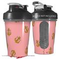 Decal Style Skin Wrap works with Blender Bottle 20oz Anchors Away Pink (BOTTLE NOT INCLUDED)
