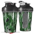 Decal Style Skin Wrap works with Blender Bottle 20oz HEX Mesh Camo 01 Green (BOTTLE NOT INCLUDED)