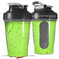 Decal Style Skin Wrap works with Blender Bottle 20oz Raining Neon Green (BOTTLE NOT INCLUDED)
