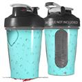 Decal Style Skin Wrap works with Blender Bottle 20oz Raining Neon Teal (BOTTLE NOT INCLUDED)