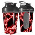 Decal Style Skin Wrap works with Blender Bottle 20oz Electrify Red (BOTTLE NOT INCLUDED)