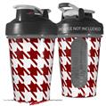 Decal Style Skin Wrap works with Blender Bottle 20oz Houndstooth Red Dark (BOTTLE NOT INCLUDED)