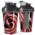 Decal Style Skin Wrap works with Blender Bottle 20oz Alecias Swirl 02 Red (BOTTLE NOT INCLUDED)