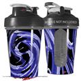Decal Style Skin Wrap works with Blender Bottle 20oz Alecias Swirl 02 Blue (BOTTLE NOT INCLUDED)