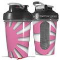 Decal Style Skin Wrap works with Blender Bottle 20oz Rising Sun Japanese Flag Pink (BOTTLE NOT INCLUDED)