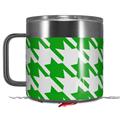 Skin Decal Wrap for Yeti Coffee Mug 14oz Houndstooth Green - 14 oz CUP NOT INCLUDED by WraptorSkinz