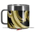Skin Decal Wrap for Yeti Coffee Mug 14oz Alecias Swirl 02 Yellow - 14 oz CUP NOT INCLUDED by WraptorSkinz