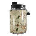 Skin Decal Wrap for Yeti Half Gallon Jug Flowers and Berries Orange - JUG NOT INCLUDED by WraptorSkinz