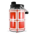 Skin Decal Wrap for Yeti Half Gallon Jug Squared Red - JUG NOT INCLUDED by WraptorSkinz
