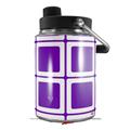Skin Decal Wrap for Yeti Half Gallon Jug Squared Purple - JUG NOT INCLUDED by WraptorSkinz