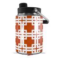 Skin Decal Wrap for Yeti Half Gallon Jug Boxed Burnt Orange - JUG NOT INCLUDED by WraptorSkinz