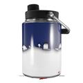 Skin Decal Wrap for Yeti Half Gallon Jug Ripped Colors Blue White - JUG NOT INCLUDED by WraptorSkinz