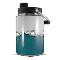 Skin Decal Wrap for Yeti Half Gallon Jug Ripped Colors Gray Seafoam Green - JUG NOT INCLUDED by WraptorSkinz