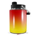 Skin Decal Wrap for Yeti Half Gallon Jug Smooth Fades Yellow Red - JUG NOT INCLUDED by WraptorSkinz