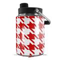 Skin Decal Wrap for Yeti Half Gallon Jug Houndstooth Red - JUG NOT INCLUDED by WraptorSkinz
