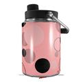 Skin Decal Wrap for Yeti Half Gallon Jug Lots of Dots Pink on Pink - JUG NOT INCLUDED by WraptorSkinz