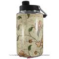 Skin Decal Wrap for Yeti 1 Gallon Jug Flowers and Berries Orange - JUG NOT INCLUDED by WraptorSkinz