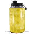 Skin Decal Wrap for Yeti 1 Gallon Jug Triangle Mosaic Yellow - JUG NOT INCLUDED by WraptorSkinz