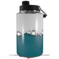 Skin Decal Wrap for Yeti 1 Gallon Jug Ripped Colors Gray Seafoam Green - JUG NOT INCLUDED by WraptorSkinz