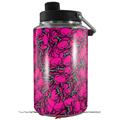 Skin Decal Wrap for Yeti 1 Gallon Jug Scattered Skulls Hot Pink - JUG NOT INCLUDED by WraptorSkinz