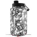 Skin Decal Wrap for Yeti 1 Gallon Jug Scattered Skulls White - JUG NOT INCLUDED by WraptorSkinz
