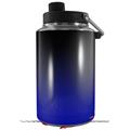 Skin Decal Wrap for Yeti 1 Gallon Jug Smooth Fades Blue Black - JUG NOT INCLUDED by WraptorSkinz