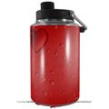 Skin Decal Wrap for Yeti 1 Gallon Jug Raining Red - JUG NOT INCLUDED by WraptorSkinz