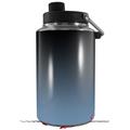 Skin Decal Wrap for Yeti 1 Gallon Jug Smooth Fades Blue Dust Black - JUG NOT INCLUDED by WraptorSkinz