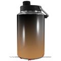 Skin Decal Wrap for Yeti 1 Gallon Jug Smooth Fades Bronze Black - JUG NOT INCLUDED by WraptorSkinz