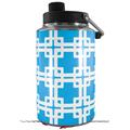 Skin Decal Wrap for Yeti 1 Gallon Jug Boxed Neon Blue - JUG NOT INCLUDED by WraptorSkinz