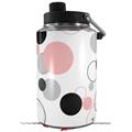 Skin Decal Wrap for Yeti 1 Gallon Jug Lots of Dots Pink on White - JUG NOT INCLUDED by WraptorSkinz