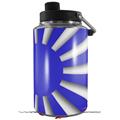 Skin Decal Wrap for Yeti 1 Gallon Jug Rising Sun Japanese Flag Blue - JUG NOT INCLUDED by WraptorSkinz