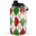 Skin Decal Wrap for Yeti 1 Gallon Jug Argyle Red and Green - JUG NOT INCLUDED by WraptorSkinz