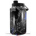 Skin Decal Wrap for Yeti 1 Gallon Jug Twisted Garden Gray and Blue - JUG NOT INCLUDED by WraptorSkinz