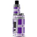 Skin Decal Wraps for Smok AL85 Alien Baby Squared Purple VAPE NOT INCLUDED